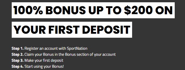SportNation Welcome Bonus